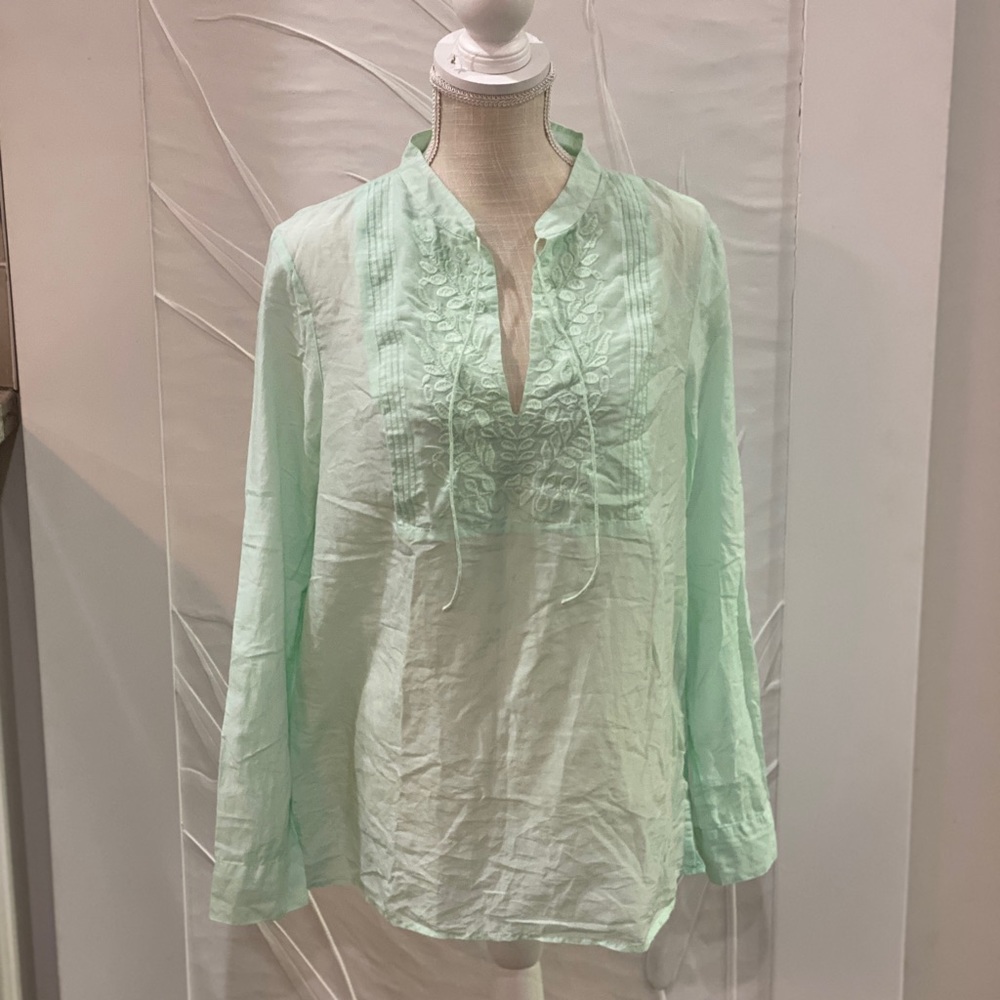 Mint Green Banana Republic Top